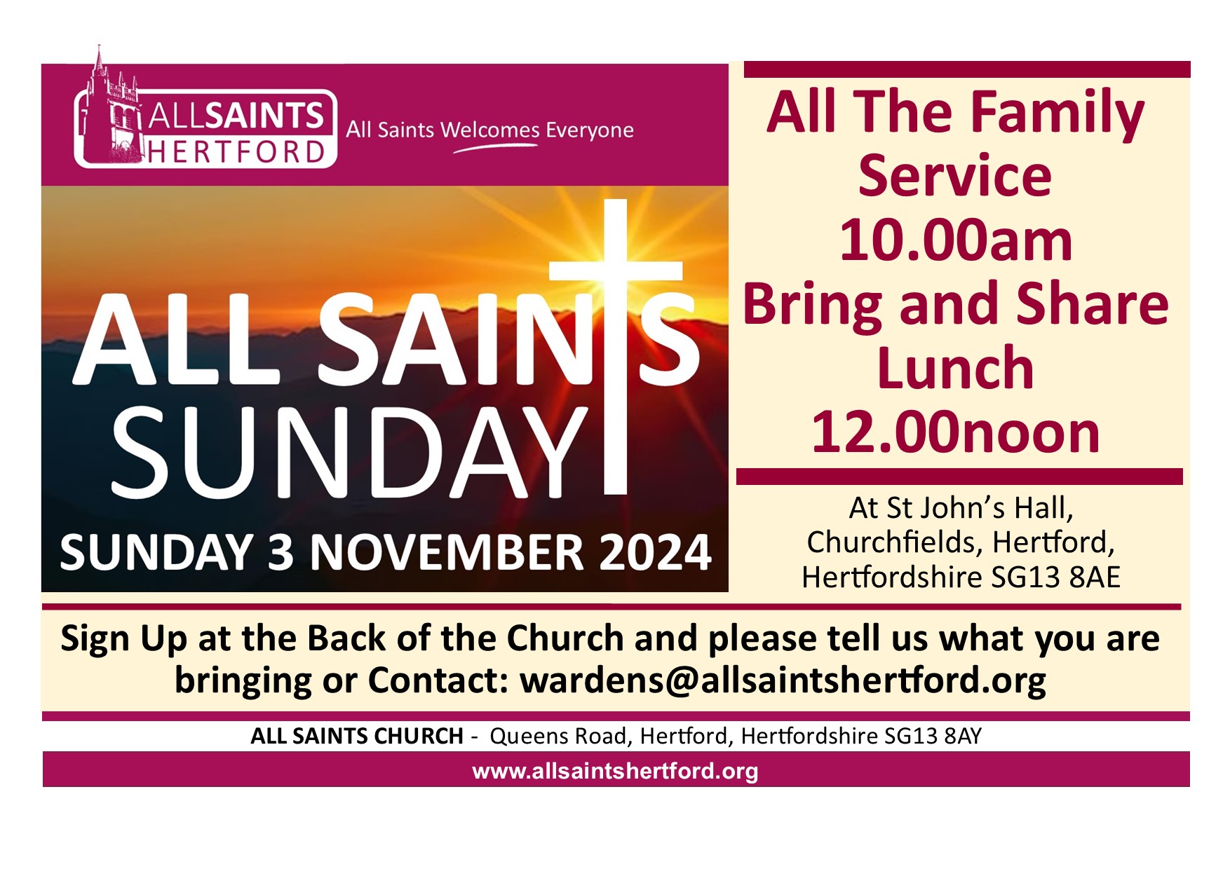 2024 All Saints Sunday Patronal Festival